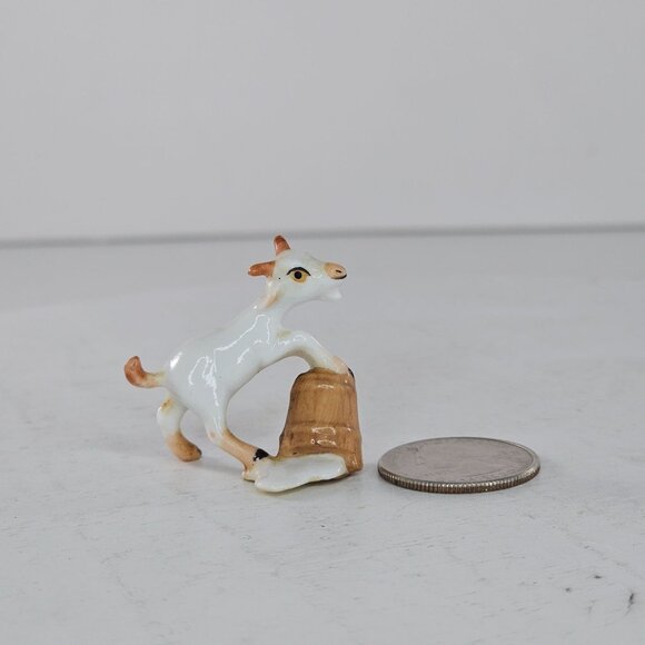 Freeman McFarlin George Good Baby Goat Kid With Spilled Milk Bucket - Picture 2 of 8